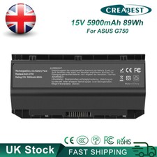 Batteria 5,2 Ah 15 V A42-G750 per Asus G750 G750J G750JH G750JW ROG G750JX G750JS