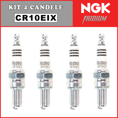 KIT 4 CANDELE [NGK] CR10EIX IRIDIUM PER YAMAHA R6 (2017-2018-2019) | eBay