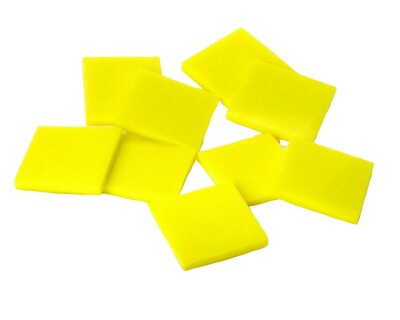 Yellow Opal Rectangle | Fusible 96 | Mosaic Glass Tile