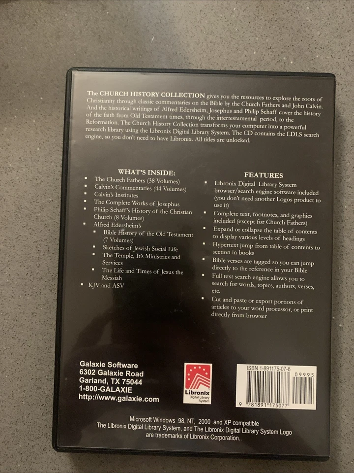 Church History Collection 101 Volumes Calvin Schaff Galaxie Software Windows 98 - Image 2 of 3
