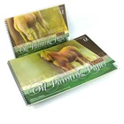 Artist Oil Paint Paper Pad 12 Sheets Textured Double Primed Art Paper 240GSM