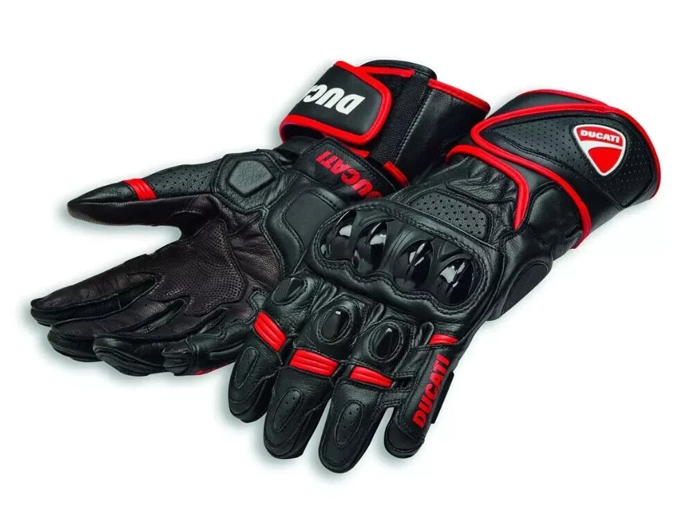 DUCATI SPEED EVO C1 Racing Leather Gloves Gloves Black NEW