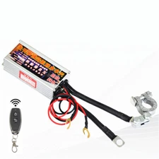 Wireless Remote Car Battery Isolator Switch Automatic Disconnect Kill Accessory