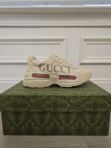 Baskets basses neuves Gucci Rhyton vintage rayures FEMME taille US 8,5