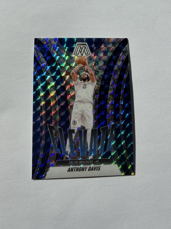 2024-25 Panini Mosaic - Elevate Anthony Davis #17 Mosaic Prizm Blue Insert