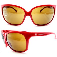 Authentic VUARNET VL1022 0003 Pouilloux Red Brown Sunglasses France