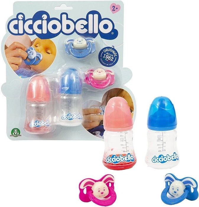 Giochi Preziosi Cicciobello Set Accessori, con 2 Ciucci e Due Biberon