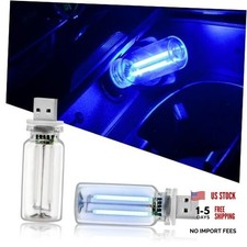2PCS USB Lights for Car, Touch Adjustment Lights, Plug in USB Clear Glass Blue