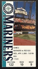 2000 Japanese Hall of Famer Kazuhiro Sasaki MLB DEBUT Ticket Stub Mariners