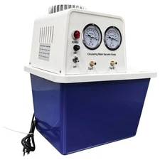 110V 90L/min Flow Rate Water Circulating Vacuum Pump Lab ABS Type Backflow 15L