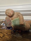 VTG Wood Carved GIRL & BOY Sleeping Figurines — photo 9