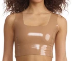 Commando Faux Patent Leather Crop Top - FLT110 (MSRP $88.00)