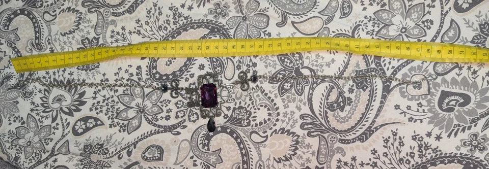 Alchemy Gothic Kette Regiis Martyris mit Swarovski Elementen Neu - Bild 3 von 4