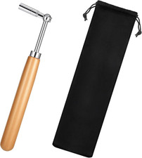 Piano Tuner Wrench Hammer Portable Velvet Bag Professional Tuning Kit Universal