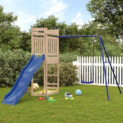 vidaXL Spielturm Massivholz Kiefer NEU