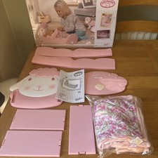 Zapf Creation Baby Annabell Dolls Sheep Bed & Bedding - Boxed