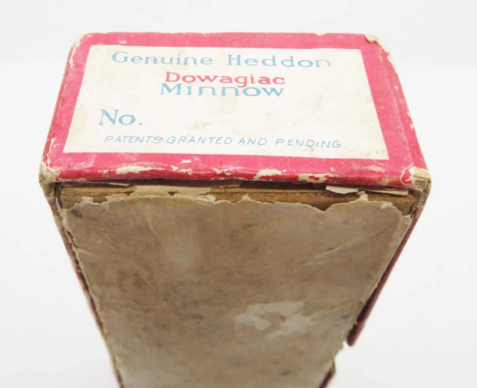 Y89) CAJA SEÑUELO DE PESCA VINTAGE HEDDON DOWN SALTANDO SIN SEÑUELO Foto 4 de 4