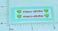 Pair Matchbox 5C London Bus BP Visco Static Stickers MB-5C2