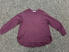 Gallery purple knit jumper top size Size L -  UK 16/18