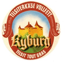 Switzerland - Vintage Cheese Label - Weichkaserei Uster, Zurich - Kyburg