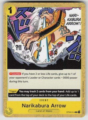 Narikabura Arrow ST09-014 Starter Deck 9: Yamato One Piece NM Playset x4 Cards