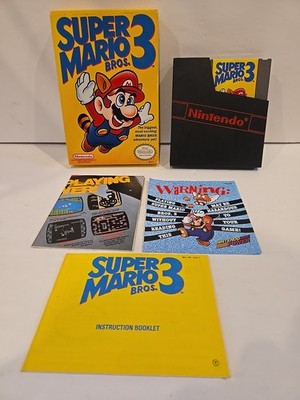 Super Mario Bros 3 CIB Complete Nes Nintendo W/Manual