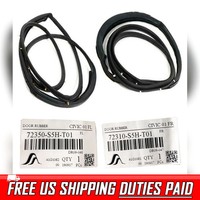 Door Rubber Seal Weatherstrip Front LH RH For Honda Civic ES Sedan 2000-2005