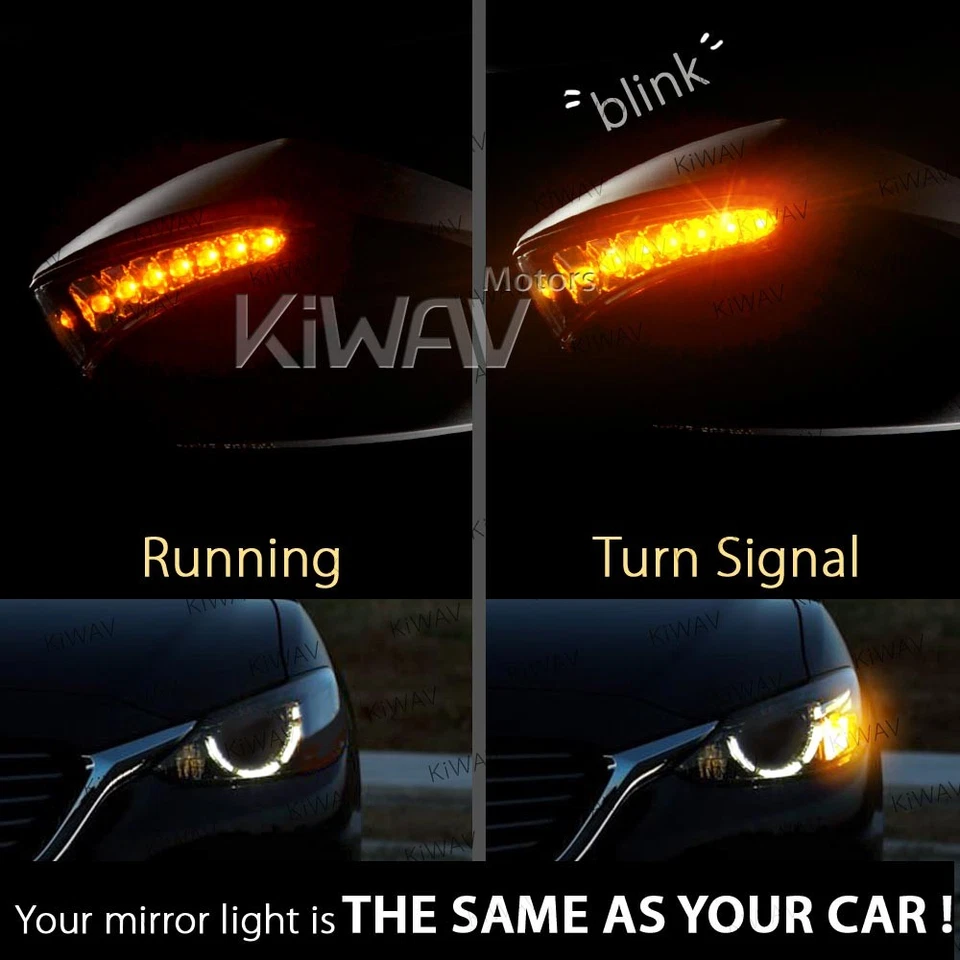 Silver Mirror Fist LED Running Indicator M8 1.25p fits Aprilia STREET SPORTCITY - Image 3 of 4