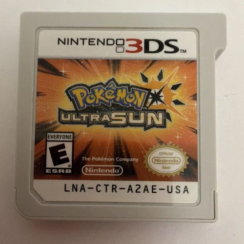 Pokemon Ultra Sun (Nintendo 3DS) Authentic Cartridge - Tested & Works cart only