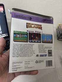 USED - TURBOGRAFX 16 - New Adventure Island (TurboGrafx-16, 1992) CIB