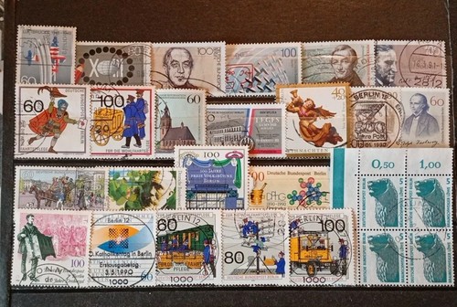 YX15 - 1989/90 Germany BERLIN - 26 Used Stamps