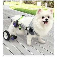 Adjustable Dog Wheelchair for Back Legs Mobility Support Lightweight Pet Wheelch