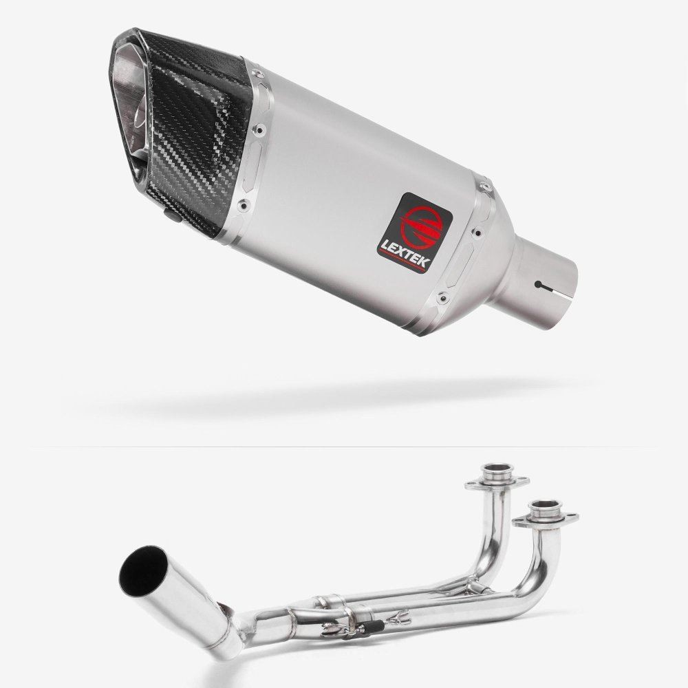 Lextek SP5 Exhaust System 200mm for Yamaha T-Max 530 (14-16)