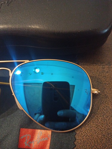 occhiali da sole ray ban aviator RB 3025 Blue Mirror Listino 200,00 Mis. 58 - Foto 3 di 11