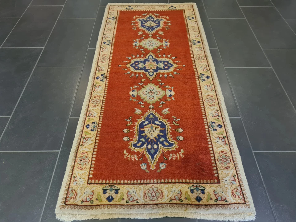 Perserteppich Orientteppich Handgeknüpfter Teppich Täbris 180x80cm - Bild 4 von 4