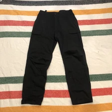 Black Cargo Medium Tactical Work Pants Multiple Pockets