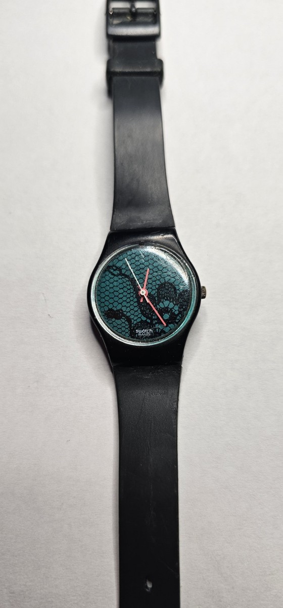 Swatch Vintage Watch with Metal and Lucite Water Resistant TRÉSOR MAGIQUE » 1993 Released exactly 10 years after  main image 4