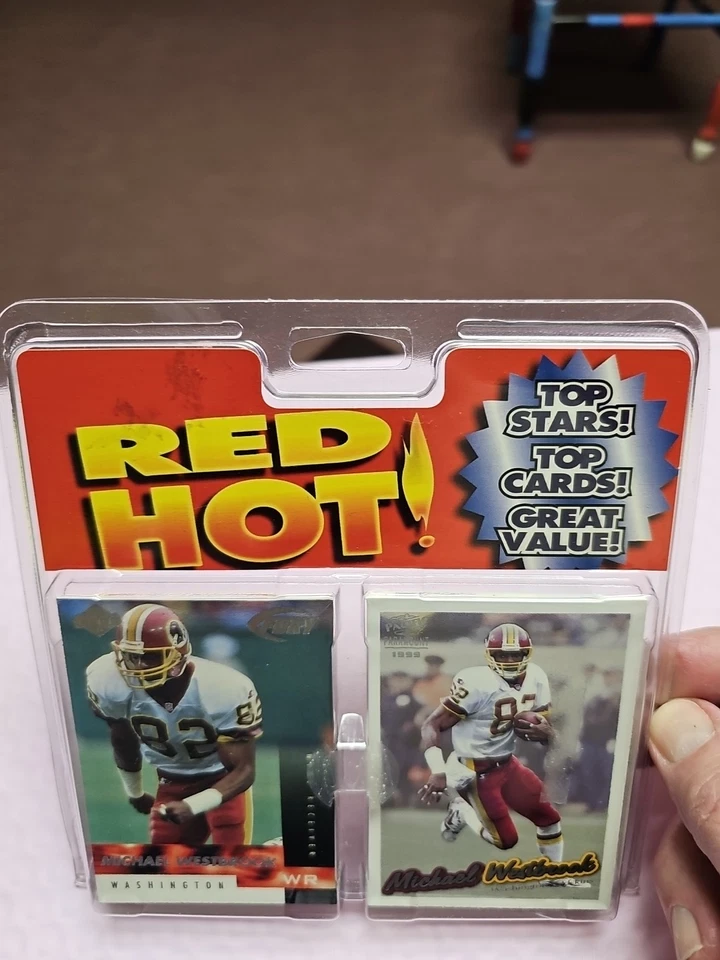 Washington Redskins 1999 coleccionable ¡Al rojo vivo! Tarjetas de The Fairfield Company Foto 3 de 4