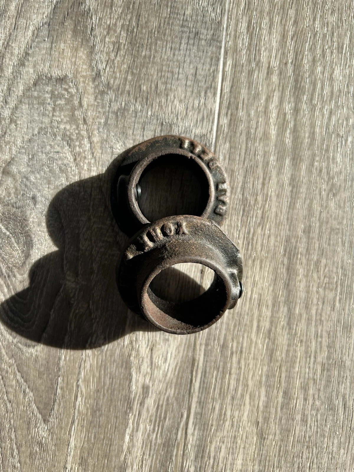 YORK Barbell Vintage Standard Dumbbell Weight Collars Allen Set Screw