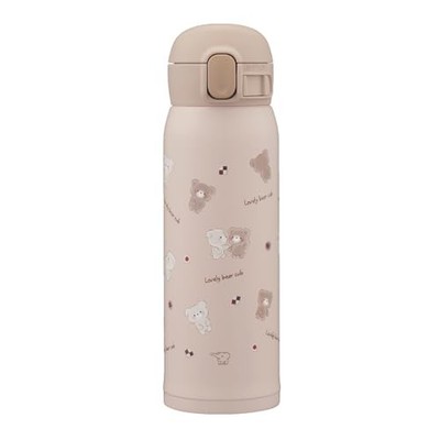 Zojirushi SM-WJ48-CZ 480ml Thermos Water Bottle Beige One Touch Mag FS