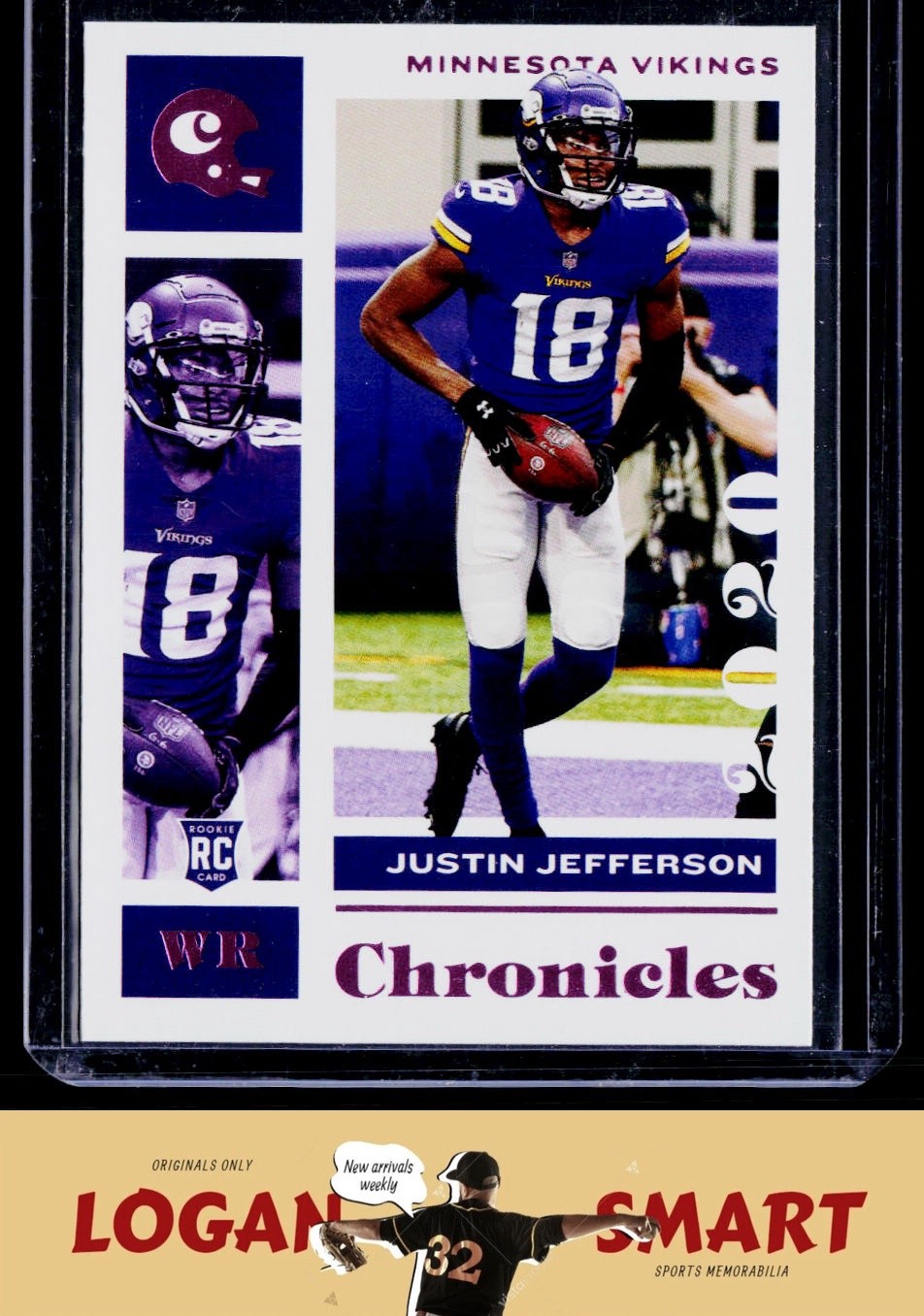 Justin Jefferson 2020 Panini Chronicles #62 RC Minnesota Vikings