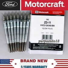 8PCS Genuine OEM ZD-11 F4TZ-12A342-BA Glow Plugs For F250 F350 E-350 7.3L NEW US