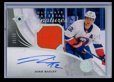 2020-21 Upper Deck Ultimate Collection Material Signatures Josh Bailey Auto