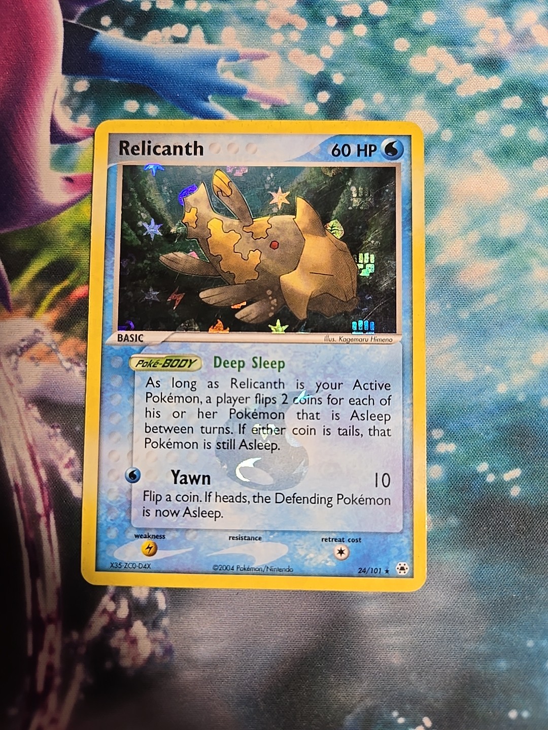 Relicanth (Reverse Holo) 24/101 EX Hidden Legends (MP) Pokemon TCG