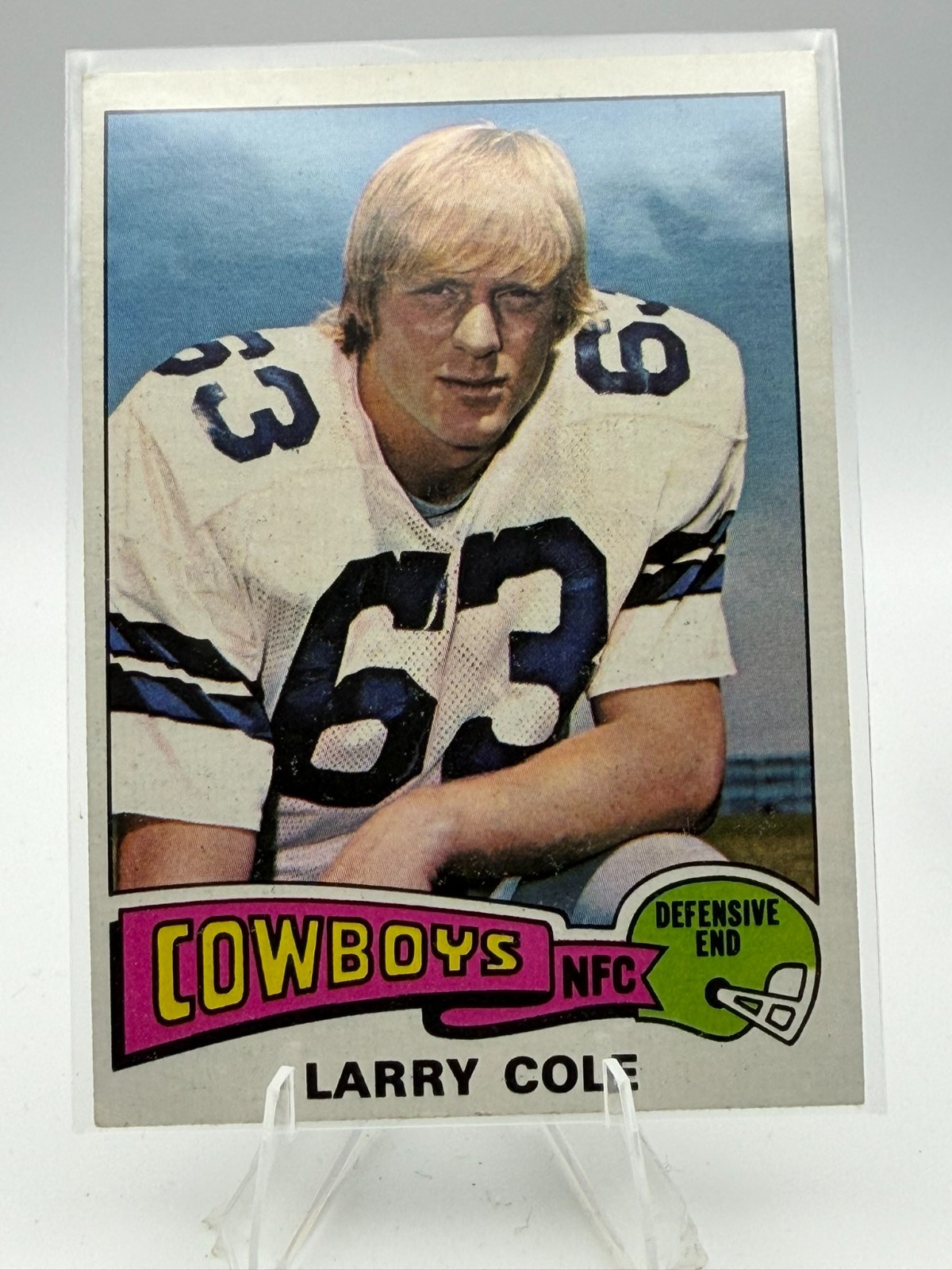 1975 Topps - Larry Cole #229 - Dallas Cowboys