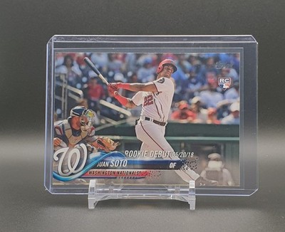 2018 Topps Update Series - Rookie Debut Juan Soto #US104 (RC) Washington 