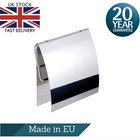 Toilet Roll Paper Holder 3M Self Adhesive Polished Stainless Steel Made in EU