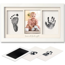 Inkless Hand and Footprint Kit, Boy, Girl, Newborn Keepsake - No Mess Ink Pad fo