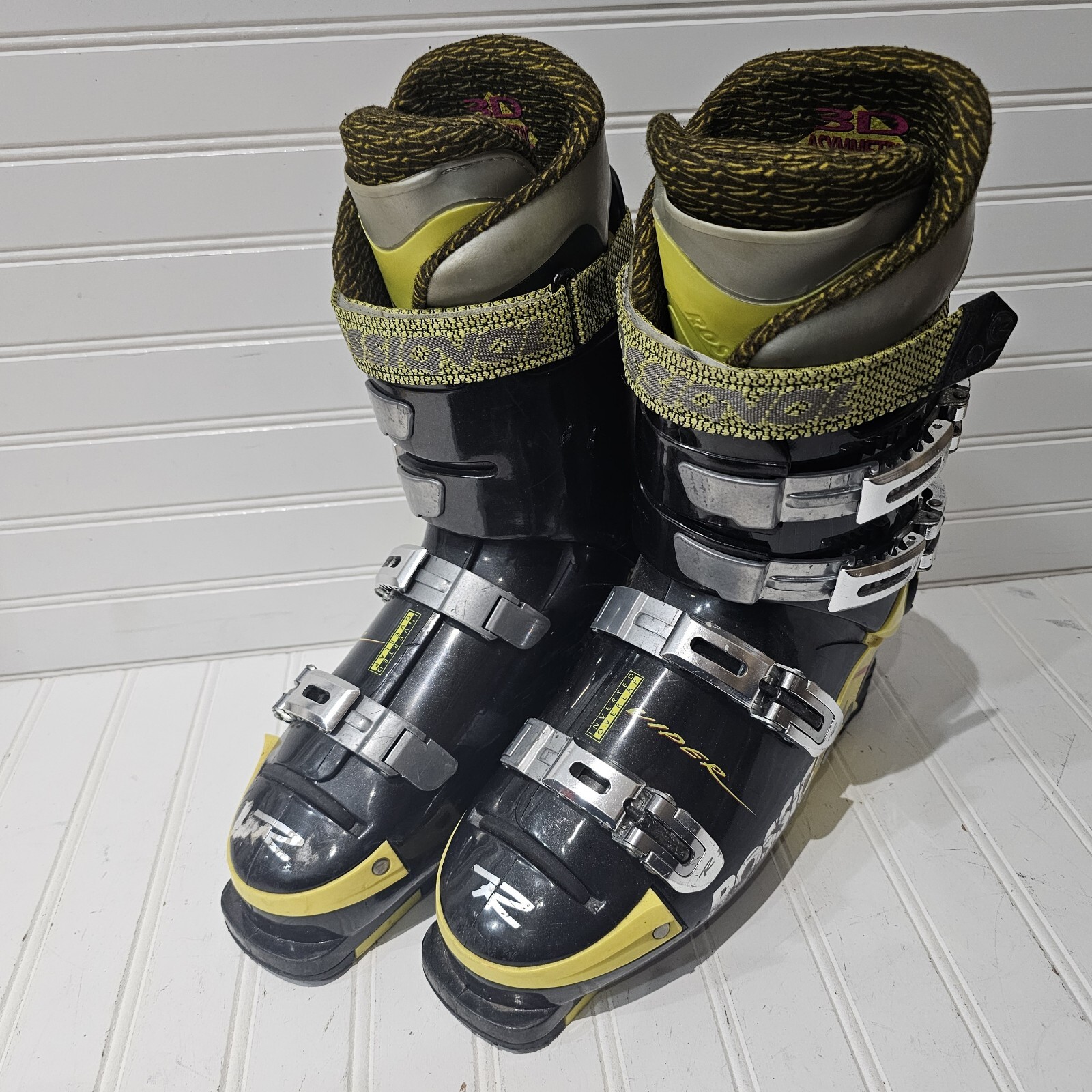 SALOMON Scarponi da sci Rossignol Mountain Viper taglia 28 5 modulo alto invertito sovrapposizione giallo