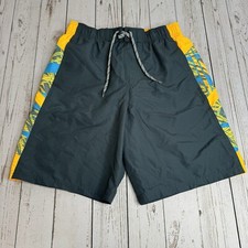 Nike Tropical Print Mesh Lined Swim Trunks Board Shorts Mens Small 8" Inseam